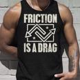 Physics Friction Is A Drag Punタンクトップ 彼への贈り物