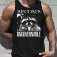 Raccoon Become Ungovernable Raccoon タンクトップ 彼への贈り物