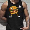 Hamburger チーズバーガー Burger Fast Food Cheeseburger Dabbing タンクトップ 彼への贈り物