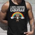 I Hate Everyone Equally 反社会的猫 内向的 タンクトップ 彼への贈り物