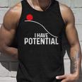 I Have Potential おもしろサイエンス物理ポテンシャルエネルギーギフト タンクトップ 彼への贈り物
