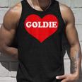 I Heart Goldie I Love Goldie カスタマイズ可 タンクトップ 彼への贈り物