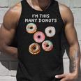 I'm Many Donuts 面白いドーナツフィットネス格言 タンクトップ 彼への贈り物