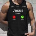Jesus Is Calling 面白いイエスキリストギフト タンクトップ 彼への贈り物