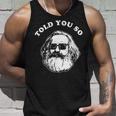Karl Marx Told Youo 共産主義社会主義マルクス主義 タンクトップ 彼への贈り物