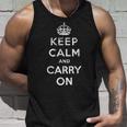 Keep Calm And Carry On ヴィンテージポスタープリント レトロ タンクトップ 彼への贈り物