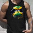 Lips Jamaican Flag Jamaica Love Travelacation タンクトップ 彼への贈り物