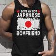 I Love My Hot Japanese Boyfriend Couple Japan Flag タンクトップ 彼への贈り物