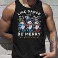 Be Merrynowman Line Dance クリスマス 面白い ホリデーダンス タンクトップ 彼への贈り物