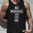 No Worries God-Got Me キリスト教 宗教 信仰 イエス 聖書 タンクトップ 彼への贈り物