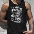 Problem Cat I Have A Problem Edgy Cat タンクトップ 彼への贈り物