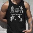 Proud 消防士 消防用品 グラフィック シンボル 消防士 長袖tシャツ タンクトップ 彼への贈り物