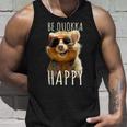 Be Quokka Happy クオッカ・ビー・クオッカ・ハッピー＆クオッカとスマイル タンクトップ 彼への贈り物