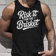 Risk It For The Brisket Bbqジョーク 長袖tシャツ タンクトップ 彼への贈り物