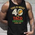 Taco Lover 40th Birthday 40 Years Old Mexican Food Tank Top Tank Top Gifts for Him Taco Lover 40th Birthday 40 Years Old Mexican Food Tank Top Tank Top Gifts for Him