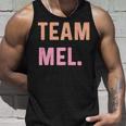 Team Mel 名前 タンクトップ 彼への贈り物