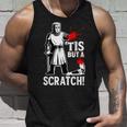 Tis But Acratch 面白い 中世の戦士 ユーモア 騎士 タンクトップ 彼への贈り物