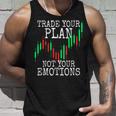 Trade Your Plan Not Your Emotions トレーディング投資家トレーダー株式証券取引所 タンクトップ 彼への贈り物