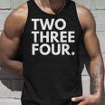Two Three Four 市外局番 234 アクロン オハイオ州 米国 タンクトップ 彼への贈り物
