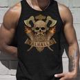 Valhalla Viking Skull Norse Mythology Viking Axe Scroll Tank Top Tank Top Gifts for Him