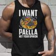 I Want Paella Not Your Opinion スペインのパエリア タンクトップ 彼への贈り物