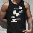 We're All Mad Here 不思議の国のアリスtシャツデザイン タンクトップ 彼への贈り物
