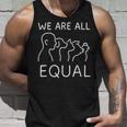 We Are All Equal Anti-Speciesism Animal Equalityegan Activ タンクトップ 彼への贈り物