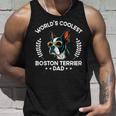 World's Coolest Dog Dad Papa メンズ ボストンテリア タンクトップ 彼への贈り物
