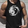 Ying Yang Flowtate 瞑想 水彩画 太極拳 メンズ レディース タンクトップ 彼への贈り物