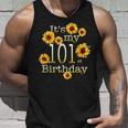 かわいいひまわり その私の101歳の誕生日 101歳の誕生日 タンクトップ 彼への贈り物