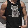 かわいいブリティッシュショートヘア 猫好きの子猫 タンクトップ 彼への贈り物