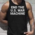 アメリカ戦争機械反戦平和抗議を終わらせよう。 タンクトップ 彼への贈り物