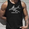 エアバス A380 ジェット機 カッタウェイ 航空 パイロット ギフト タンクトップ 彼への贈り物