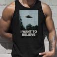 エイリアンufoアパレル「I Want To Believe」 タンクトップ 彼への贈り物