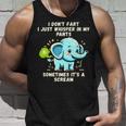 エレファントおならしないよ時々ズボンの中でささやくだけ 長袖tシャツ タンクトップ 彼への贈り物