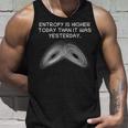 エントロピー熱力学物理学教師学生科学ギフト タンクトップ 彼への贈り物