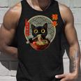 カワイイ猫とラーメン 博多 日本アニメヌードル文化 タンクトップ 彼への贈り物