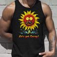 クレイジー クレイジー 面白い ひまわり タンクトップ 彼への贈り物