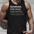 クールおじいちゃん The Man The Myths The Legend The Legend おじいちゃん タンクトップ 彼への贈り物