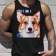 コーギー・ポートレート キュビズム・アート タンクトップ 彼への贈り物