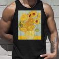 ゴッホのひまわりアートアーティスト向け タンクトップ 彼への贈り物