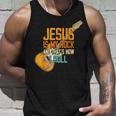 ジーザス・イズ・マイ・ロック・アンド・ザット・イズ・ハウ・アイ・ロール クリスチャン タンクトップ 彼への贈り物