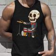 ドラミング スケルトン ドラム プレーヤー ドラマー パーカッション ドラム 長袖tシャツ タンクトップ 彼への贈り物