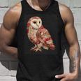 ハート柄の奇抜なパッチワークフクロウ タンクトップ 彼への贈り物