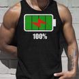 バッテリー100シャツ残量バッテリーフルパワーバッテリーフル。 長袖tシャツ タンクトップ 彼への贈り物