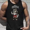 ブラック柴犬 ムエタイ キックボクシングチャンピオン タンクトップ 彼への贈り物
