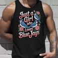 ブルージェイズが大好きな少女 バード愛好家 バードウォッチャー タンクトップ 彼への贈り物