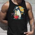 ペンギン食べる ラーメン サングラス アートワーク 和麺 タンクトップ 彼への贈り物