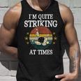 ボウリング私はかなり印象的です面白いビンテージボウラーダジャレ タンクトップ 彼への贈り物