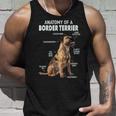 ボーダーテリアの解剖学 長袖tシャツ タンクトップ 彼への贈り物